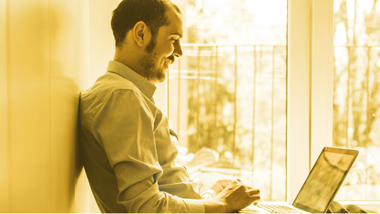 Arm Residential Property Manager Certification Learning On Laptop